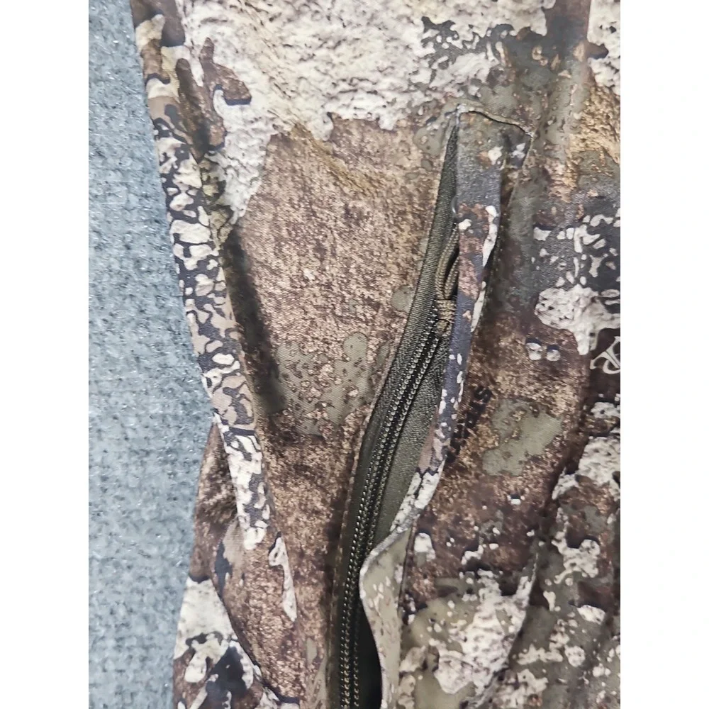 Red Head Bass Pro Mens Medium Bone Dry Strata Camo Hooded Hunting Jacket 1534